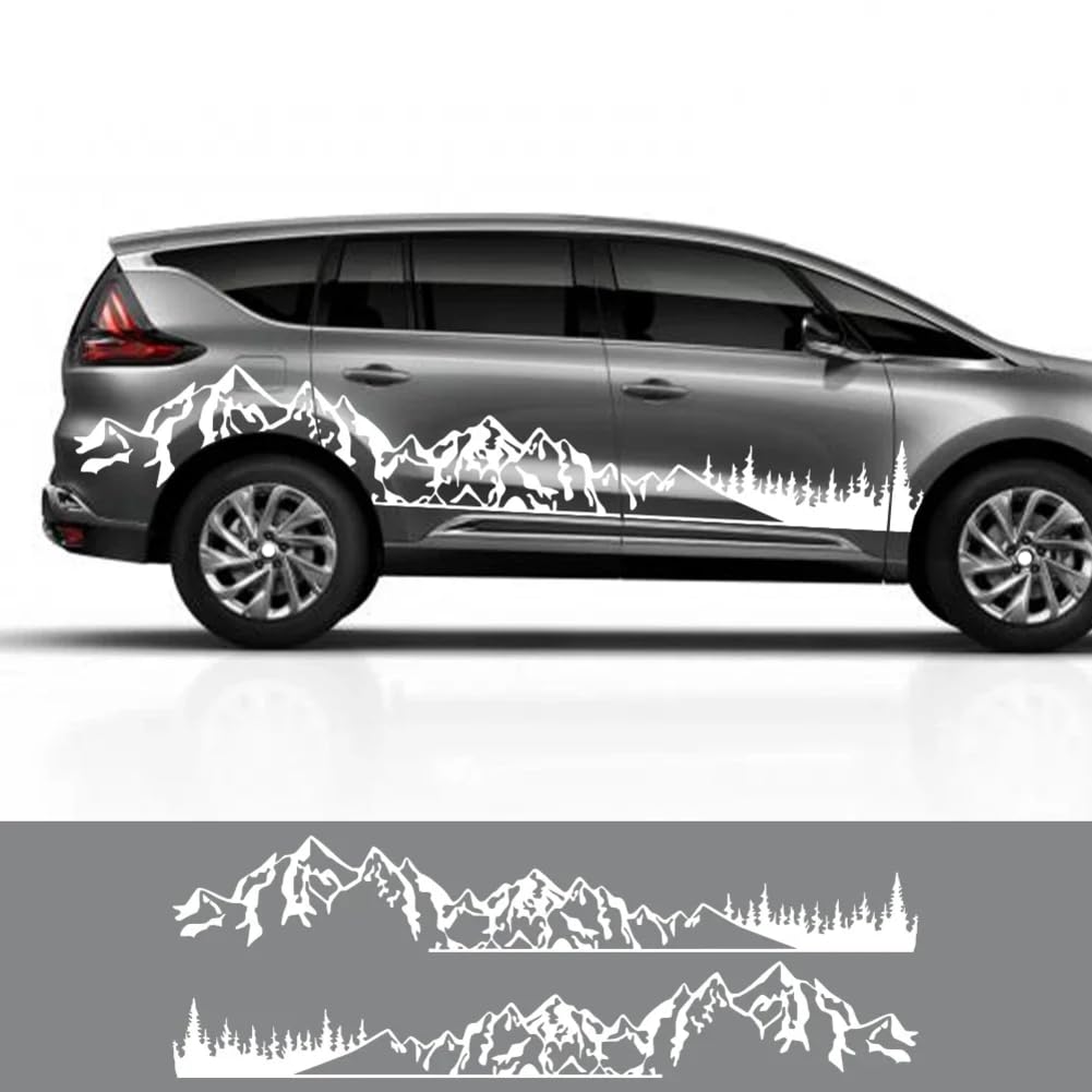 Mountain Styling Autoaufkleber, Für R=enault Espace 3 4 Camper Van Dekor Wohnmobil Grafik Kit Vinyl Aufkleber Auto Tuning Zubehör von GLATOBBON