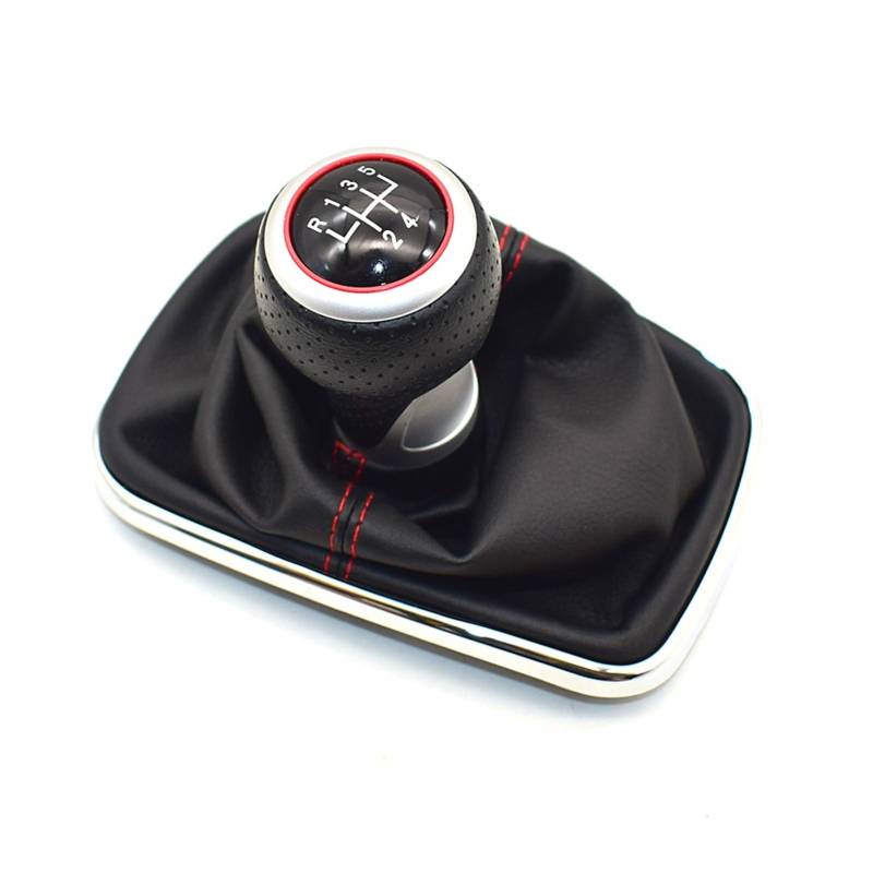 GLBMLMTHZP 12mm 5/6 Geschwindigkeits-Auto-Gang-Umschaltknopfhebel-Hebelschalter-Gaiter-Boot-Fit for Volkswagen Fit for VW 1999-2004. Fit for Golf 4 IV MK4. Passt for GTI R32. Fit for Bora Fit for Jett von GLBMLMTHZP