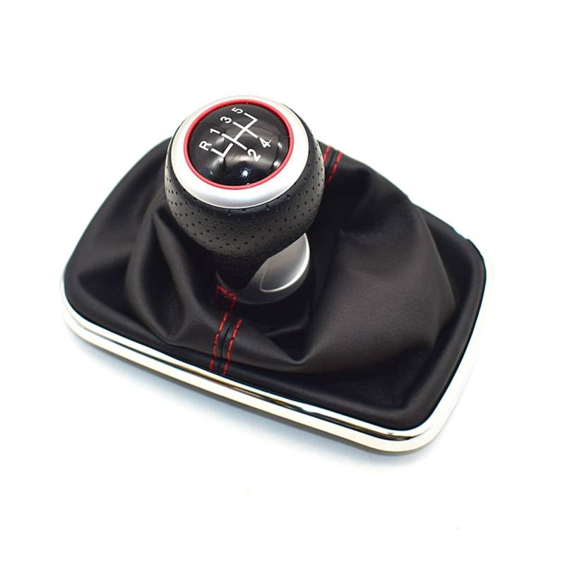 GLBMLMTHZP 12mm 5/6 Geschwindigkeits-Auto-Gang-Umschaltknopfhebel-Hebelschalter-Gaiter-Boot-Fit for Volkswagen Fit for VW 1999-2004. Fit for Golf 4 IV MK4. Passt for GTI. Fit for R32 Fit for Bora Fit von GLBMLMTHZP