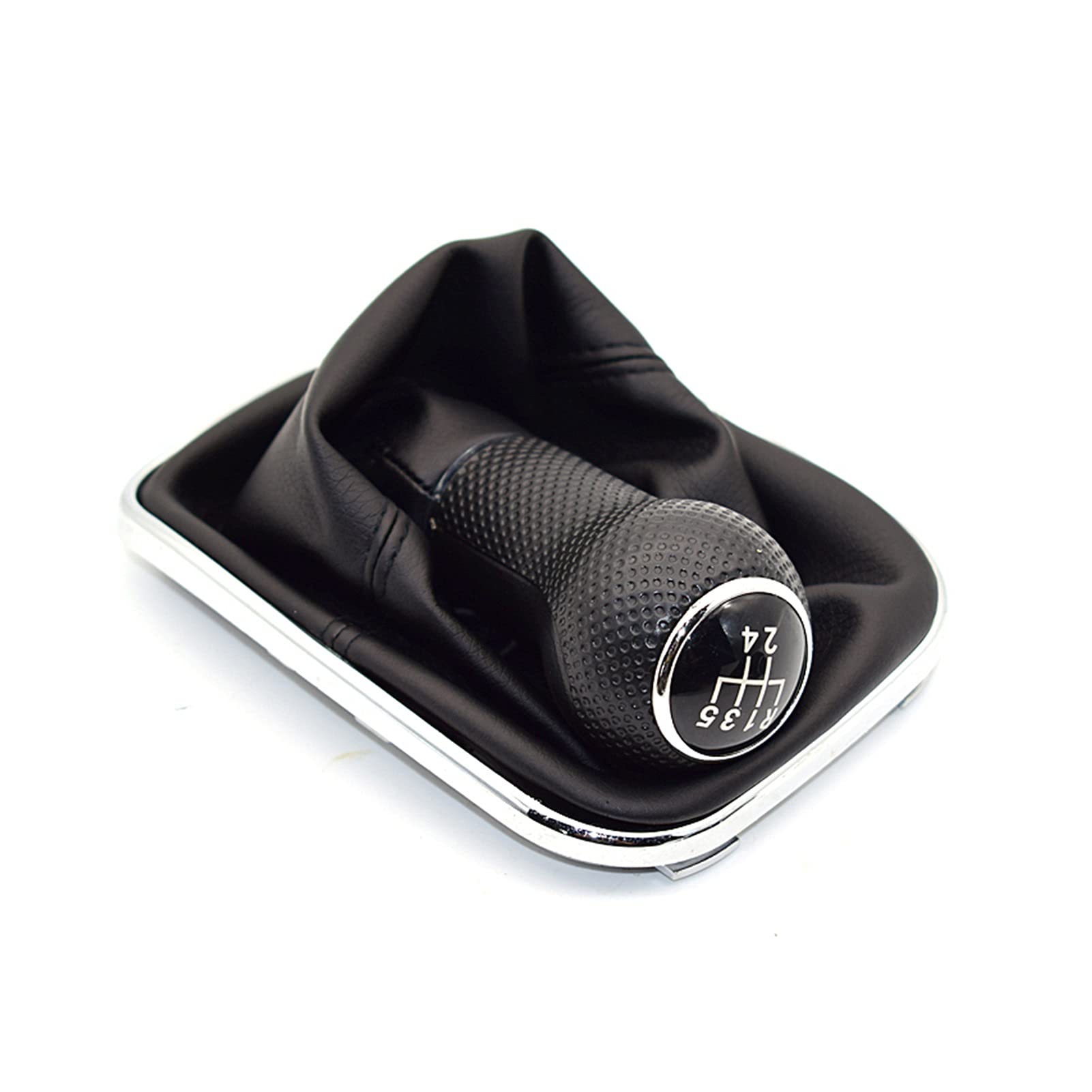 GLBMLMTHZP 6 Geschwindigkeiten Getriebeschaltknopfhebel Schalthebel-Gaiter-Stiefel Pu. Leder fit for Volkswagen fit for VW 1999-2004. Fit for Golf 4 Iv. Passt for Mk4. Passt for GTI R32. Fit for Jetta von GLBMLMTHZP