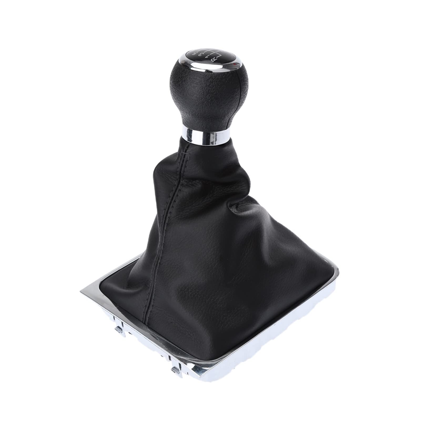 GLBMLMTHZP 6 Speed Black Car-Stil-Gang-Umschaltknopf-Boot-Gamer-Rahmen-Fit for Vw. Fit for Passat B6 Schaltknauf von GLBMLMTHZP