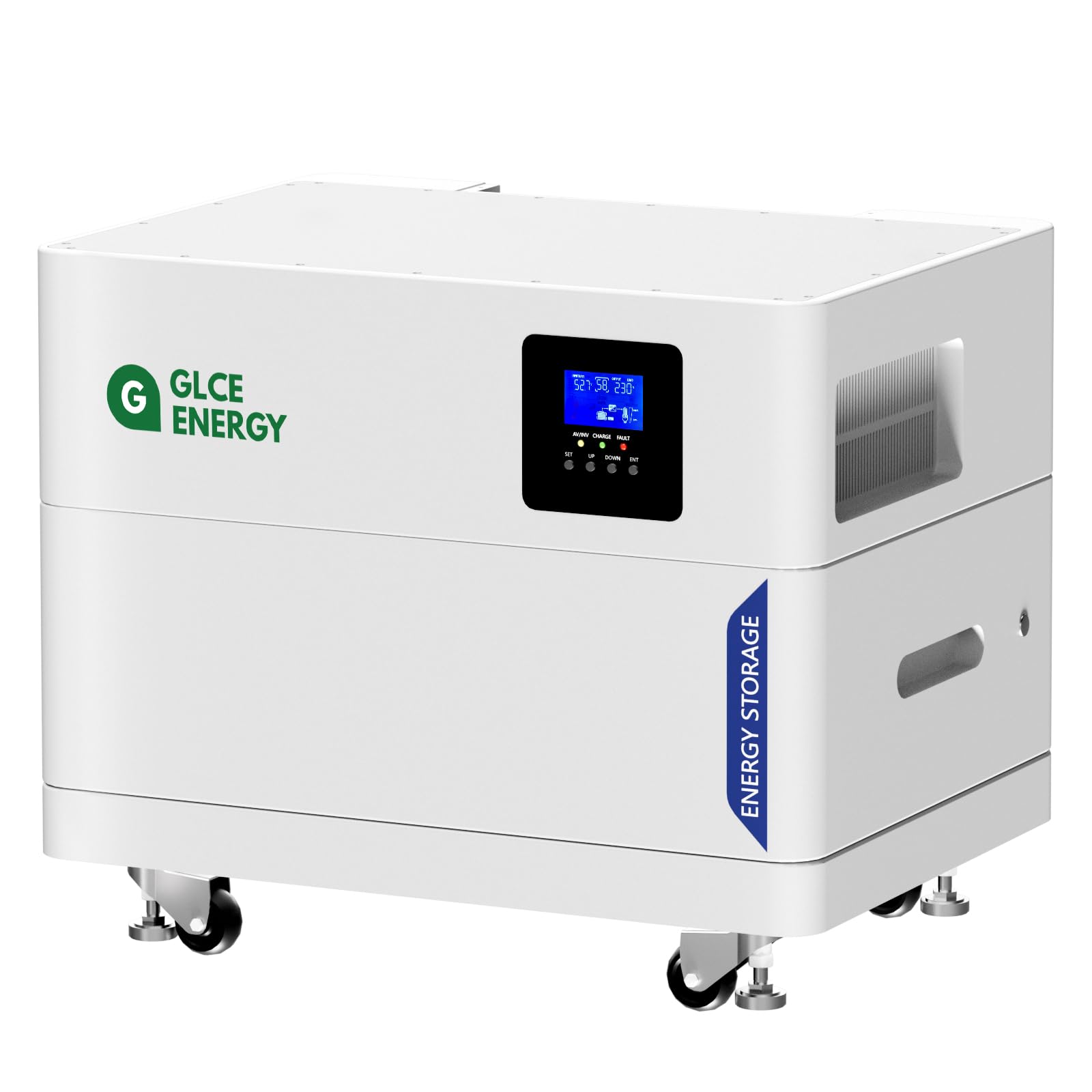 GLCE Energy 48V 100Ah Lifepo4 Batterie, All-in-one 5.12kWh Li-Ion Batterie, Plug & Play, Eingebautes Intelligentes BMS, Li-Ion Batterie für Automotive/Home Energy Storage Systeme von GLCE ENERGY