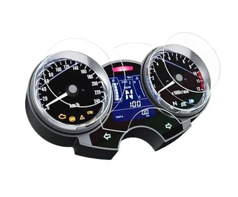 Aufkleber Displayschutzfolie Motorrad Motorrad Dashboard Bildschirm Meter Film Instrument Schutz Film Für Ka&wasaki Z 900RS Z900RS Cafe Z650RS von GLCYBDI