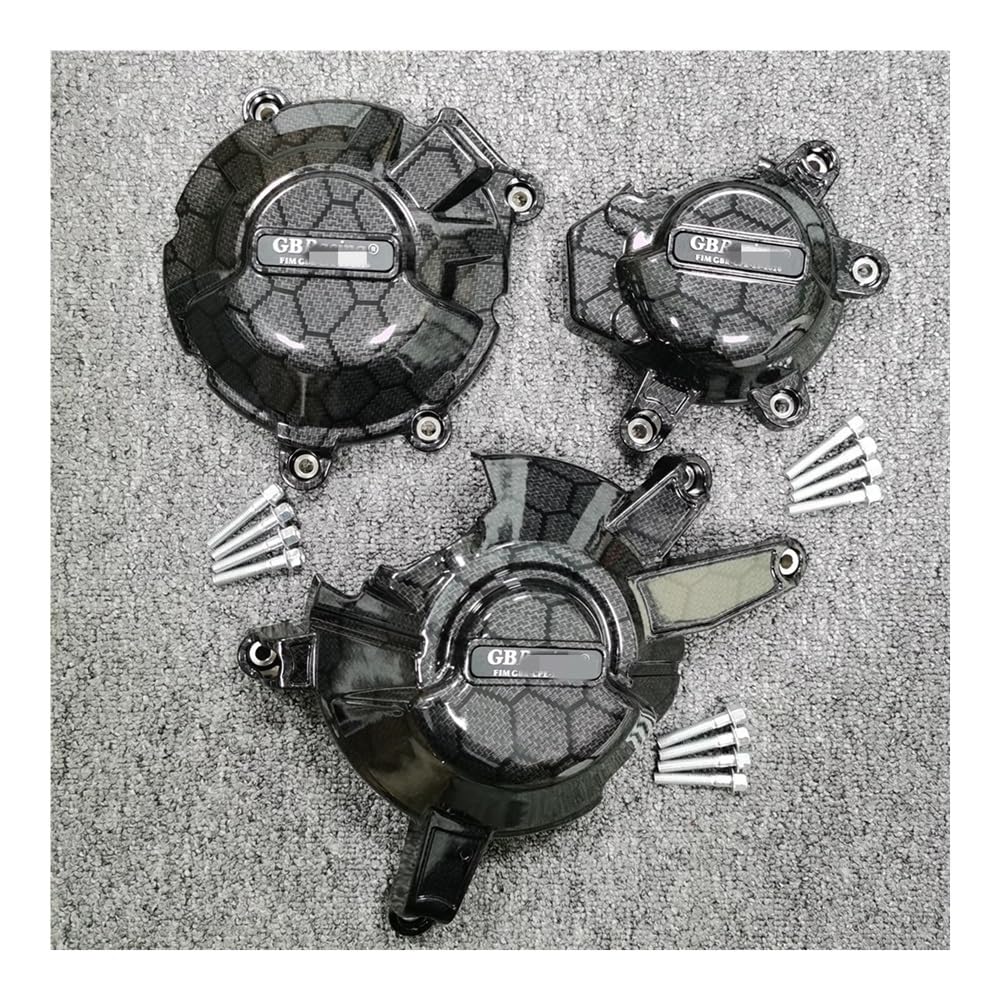 Motor Stator Schutzabdeckung Für CBR650R 2021 2022 2023 2024 CB650R 2021 2022 2023 2024 CBR650 Motor Schutzhülle Carbon Faser Druck von GLCYBDI