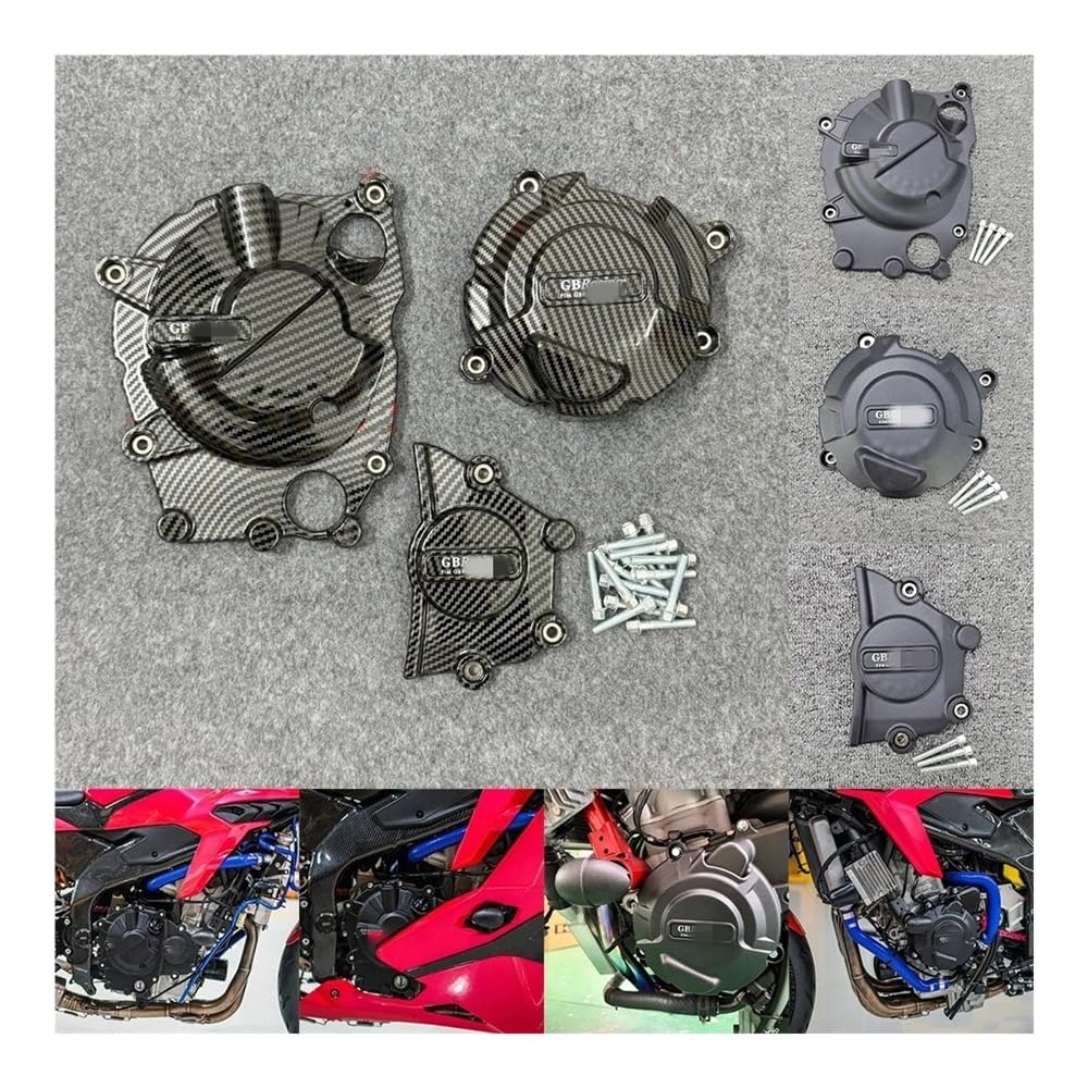 Motor Stator Schutzabdeckung Für Ka&wasaki ZX25R ZX4R ZX4RR ZX400R ZX400RR Motorrad Lichtmaschine Kupplung Schutz Abdeckung Zubehör Motor Abdeckung von GLCYBDI