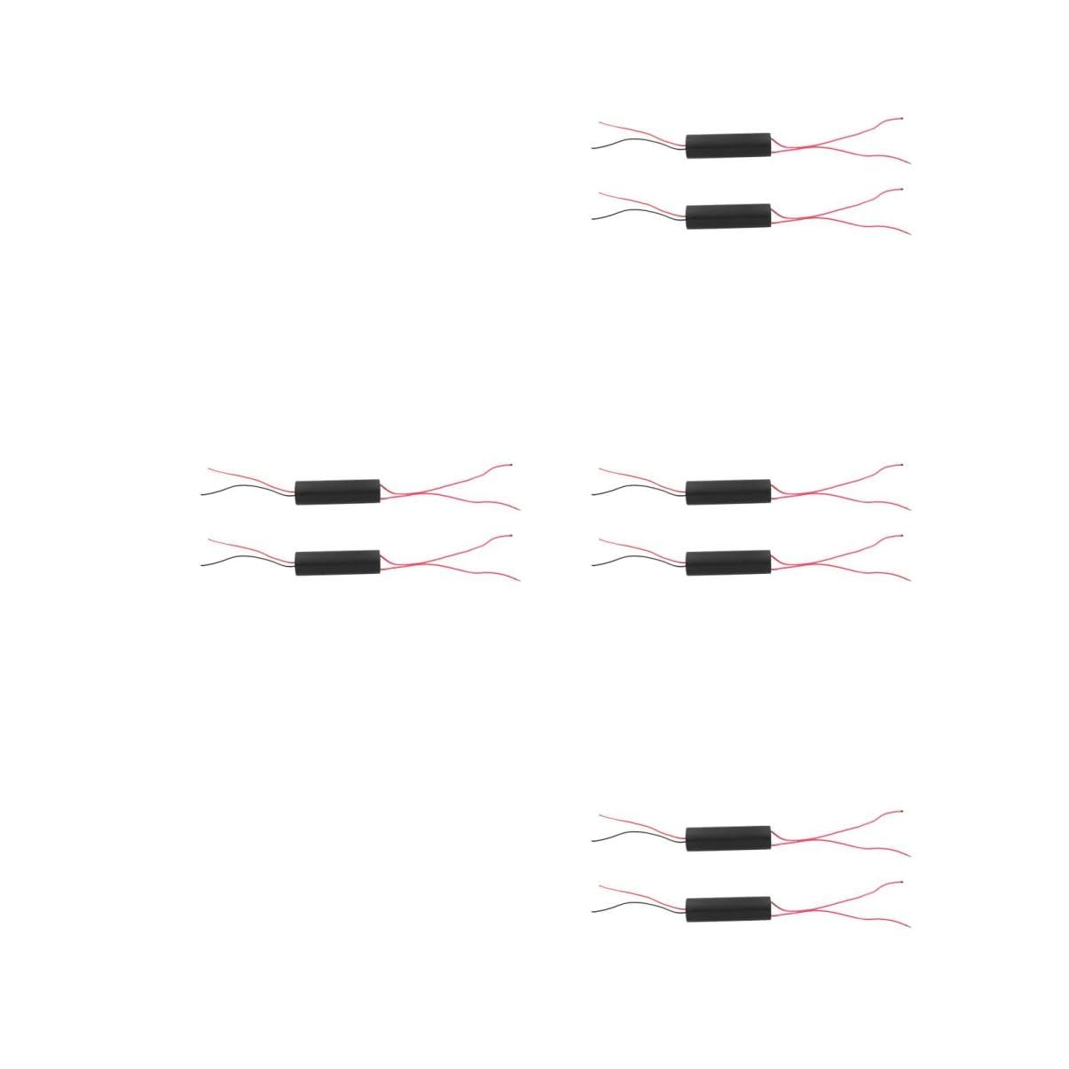 4 Sätze Transformatormodul Spannungsregler Stromversorgung Elektronik Bauteile Hochspannung Modul Hochspannungsmodulator Spannungsaufwärtswandler Plastik Black 2 Stück * 4 GLEAVI von GLEAVI