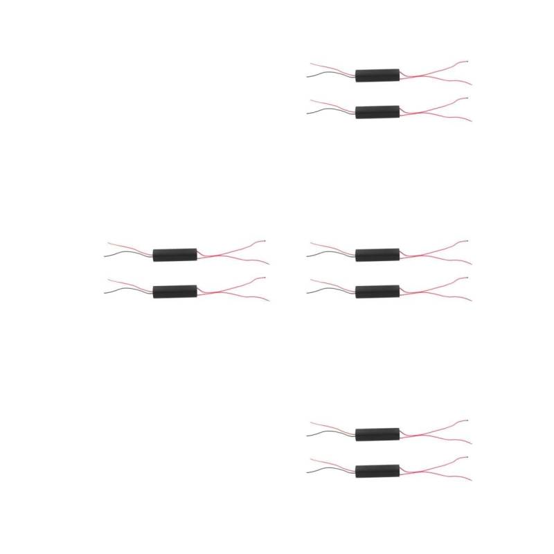 4 Sätze Transformatormodul Spannungsregler Stromversorgung Elektronik Bauteile Hochspannung Modul Hochspannungsmodulator Spannungsaufwärtswandler Plastik Black 2 Stück * 4 GLEAVI von GLEAVI
