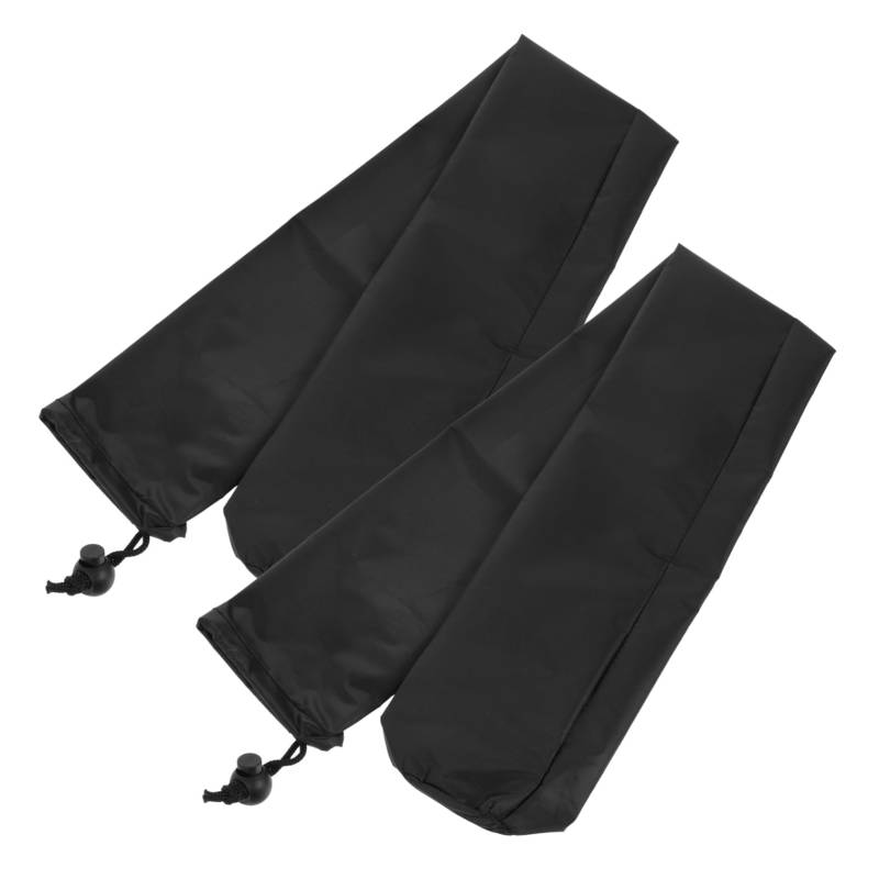 GLEAVI 1 Paar Autowischerabdeckung spülbar Draht wischen Spender windscheibenschutz Schutz für windschutzscheibe Wischerblatt-Autoabdeckungen Wischerblatt-Regenmanschette Polyester Black von GLEAVI