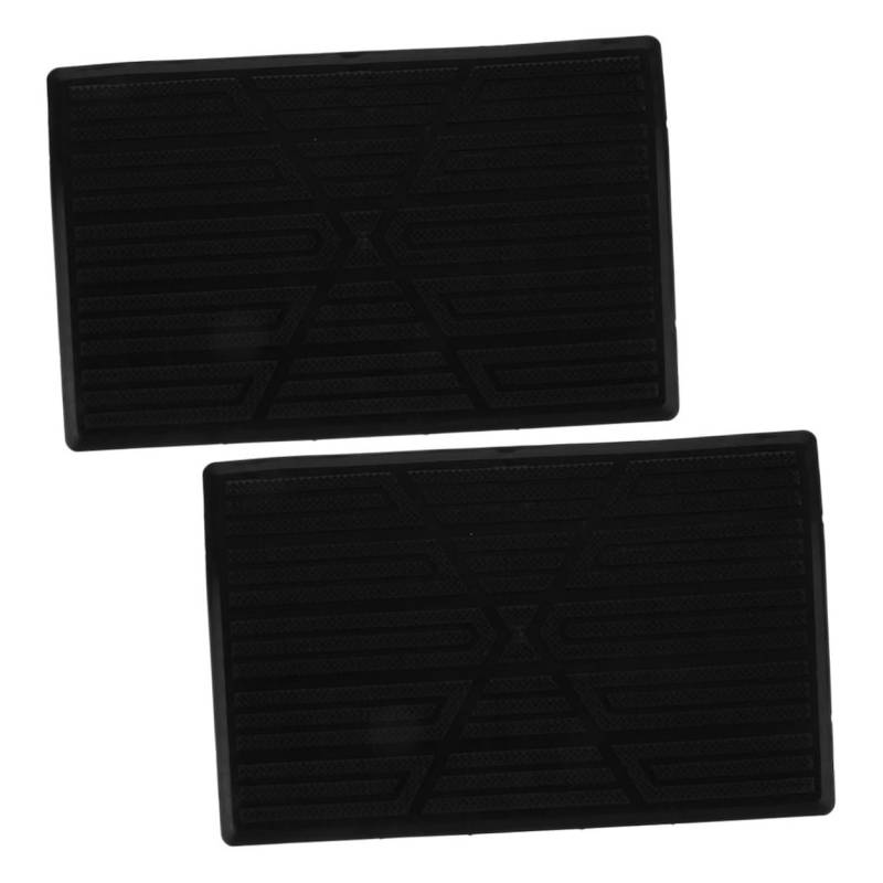 GLEAVI 2 Stücke Auto Fußstütze Pedal Pad Gummi Anti Rutsch Fußmatten Teppich Reparatur Patch Fahrzeug Fuß Pedal Pad Fußstütze Kissen Auto Teppich Schutz von GLEAVI