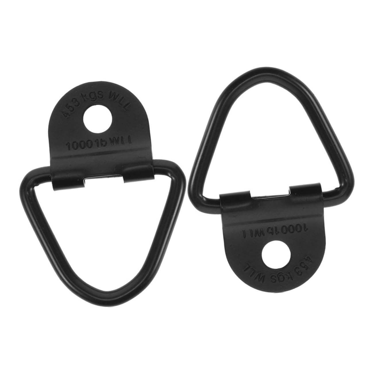 GLEAVI 2st Anhänger Fester Haken LKW -zubehör Organizer Für Stirnbandhalter Ring Stirnbandständer LKW -metallhaken LKW-schienen-metallhaken Anhängerhaken Aus Metall Black Kohlenstoffstahl von GLEAVI