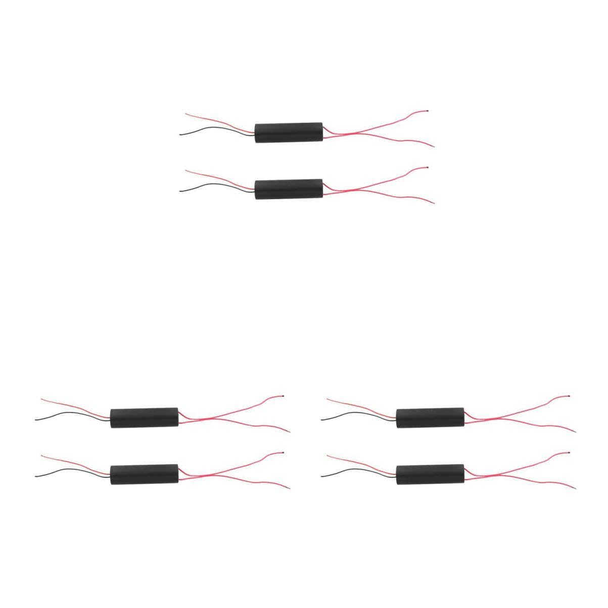 GLEAVI 3 Sätze Transformatormodul Spannungsregler Stromversorgung Hochspannungsmodul Hochspannung Modul Boost-converter-modul Dc Spannungswandler Dc Plastik Black 2 Stück * 3 von GLEAVI