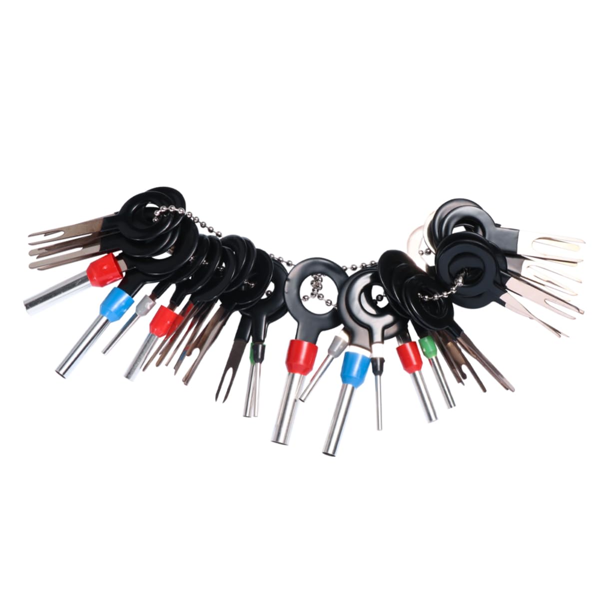 GLEAVI 39 Teiliges Auto Terminal Removal Werkzeugset Connector Pin Release Puller Und Extractor Für Effizientes Auspin Werkzeug Geeignet Für Flach Und Rundsteckkontakte von GLEAVI