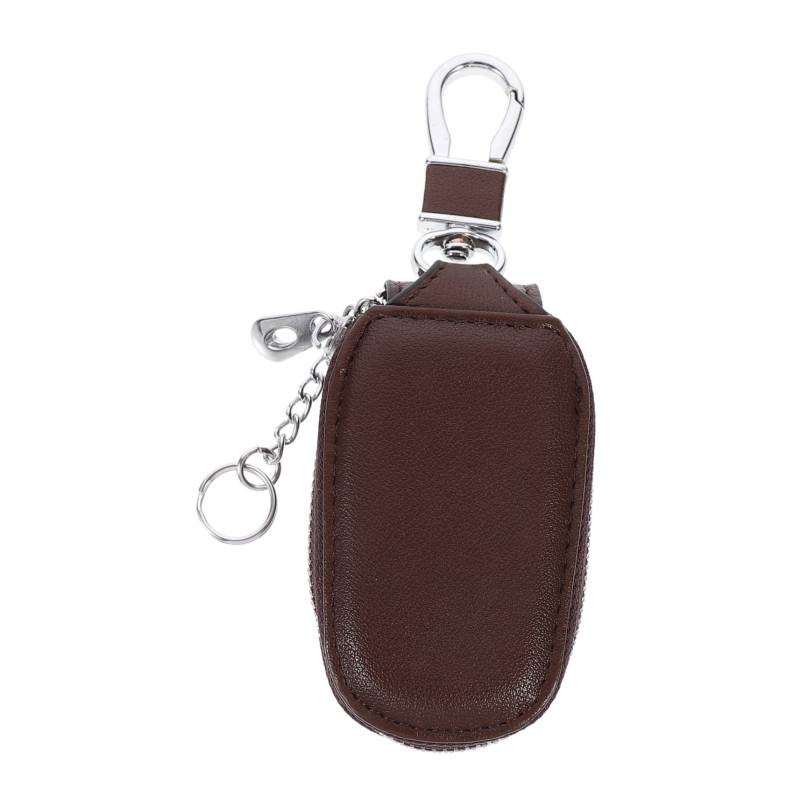 GLEAVI 5 STK Schlüsseltasche Koffer Organizer-Taschen Aufbewahrungstasche für Autoschlüssel car Key case autoschlüssel etui Tasche zur Schlüsselaufbewahrung Schlüsseletui aus Leder Coffee von GLEAVI