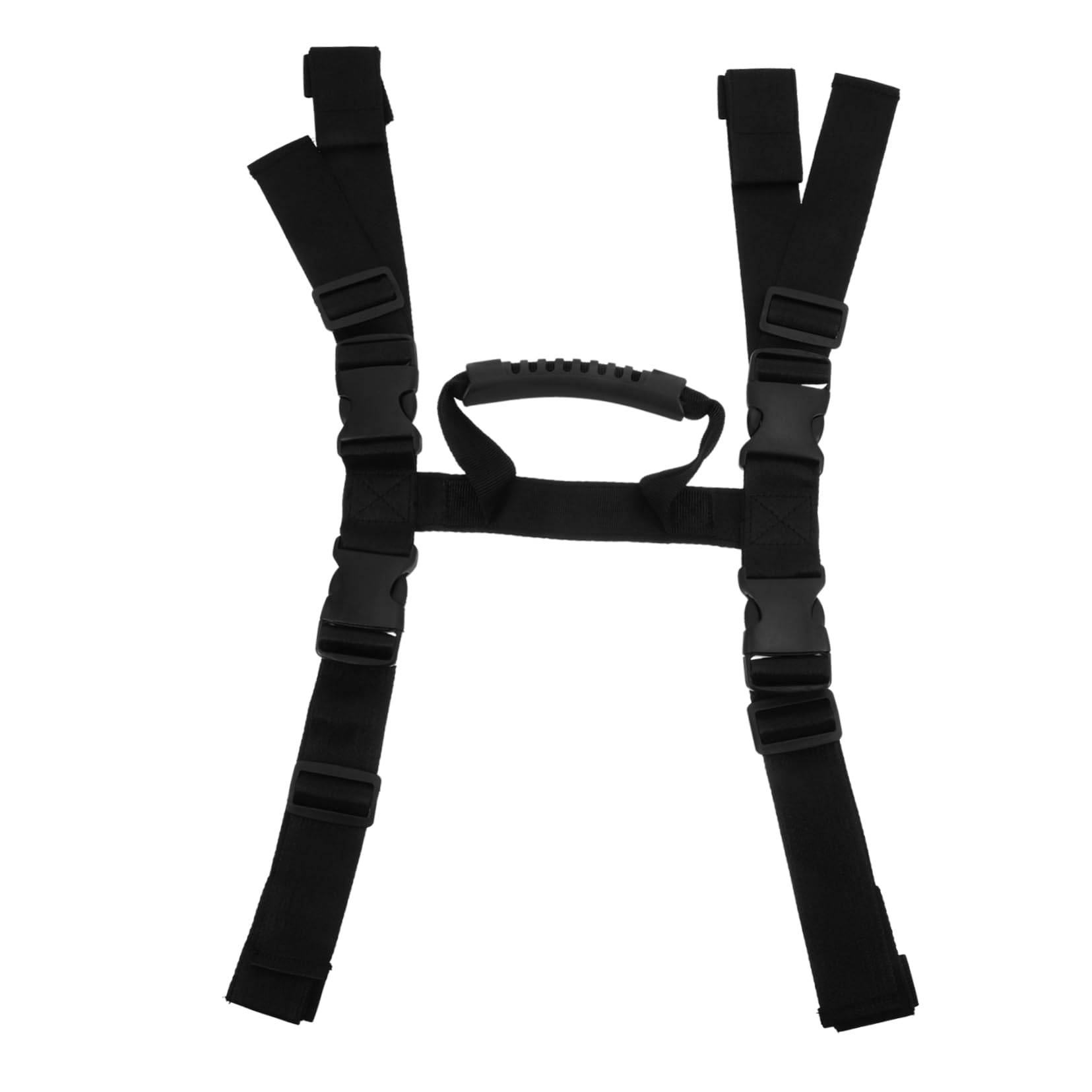 GLEAVI 5 Stück Gepäckband Riemen Kameragurt Elastisch Gürtel Kabelbinder Hängend Ratsche Fitness-armbänder Bungee Beutel Tasche Haken Gepäckgurte Zurrgurt Auf Rädern Trizeps Black Stoff von GLEAVI