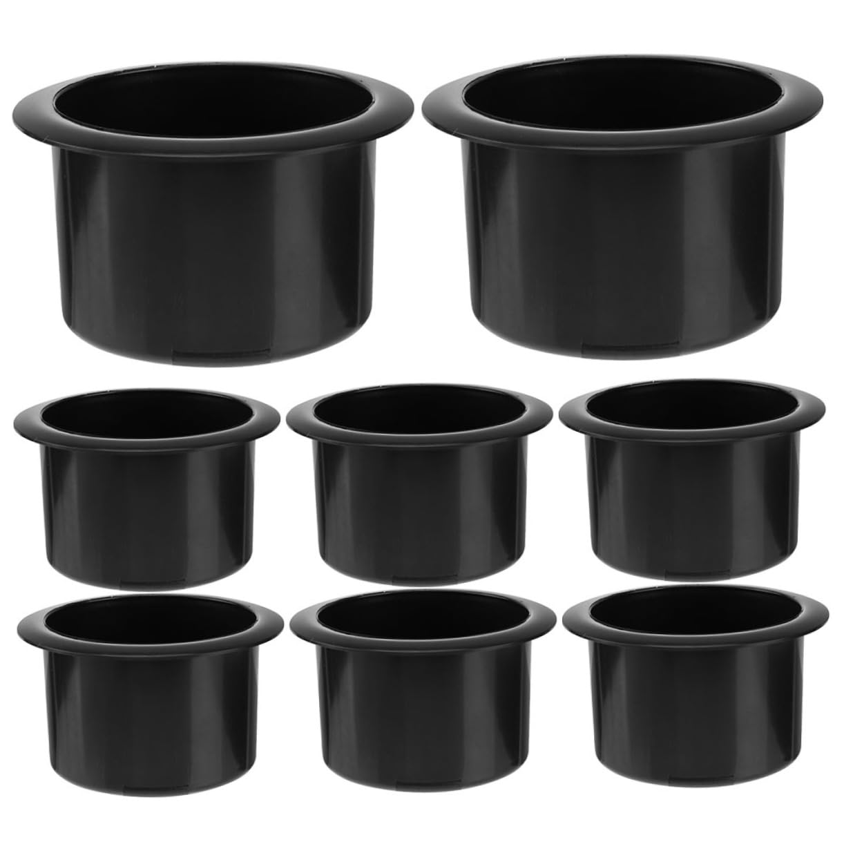 GLEAVI 8er Set Getränkehalter Für Auto Und Couch Universelle Cup Holder Einlagen Für Große Becher Ideal Für Wohnmobile Und Yachten H63 x Becherhalter von GLEAVI