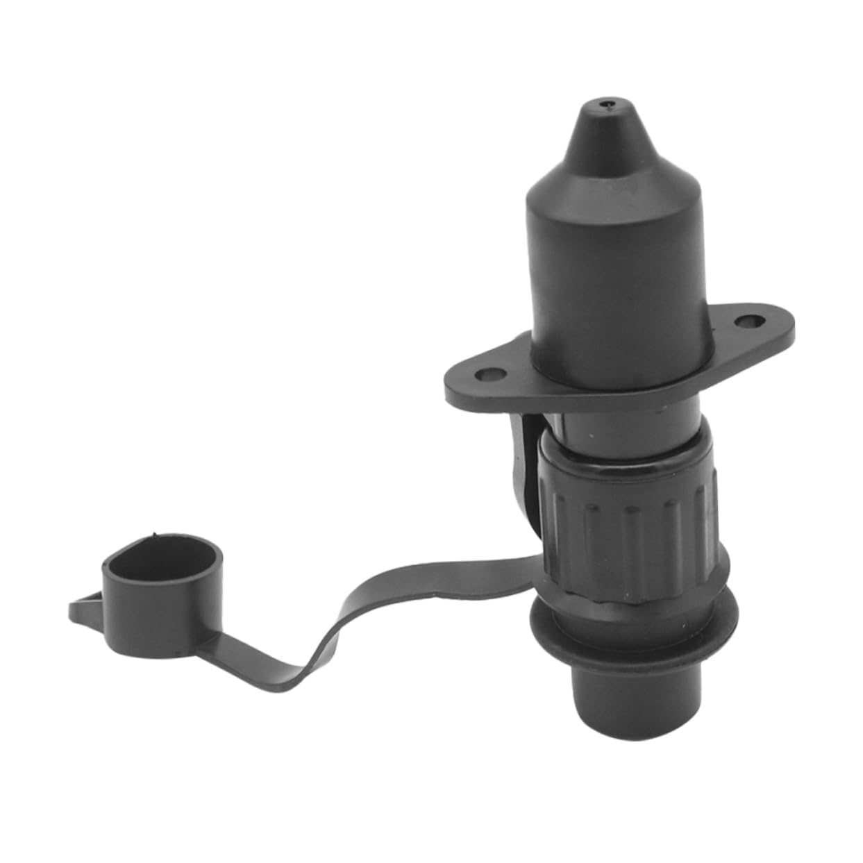 GLEAVI Anhänger Stecker Anhängeradapter Stecker für Wohnmobilanhänger Auto Wohnwagen Signallampenkabelbaum -Kern Traktorstecker Stecker für Anhängerbeleuchtung Anhängerzubehör Abs Black von GLEAVI