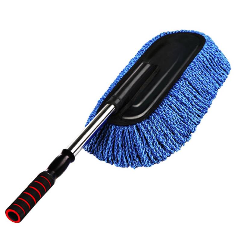 GLEAVI Auto reinigungsmittel kfz innenraumreiniger car Interior Cleaner autowaschbürsten polsterreiniger für Auto car wash Brush Auto-Armaturenbrett-Staubwedel Auto Staubwedel Blue von GLEAVI