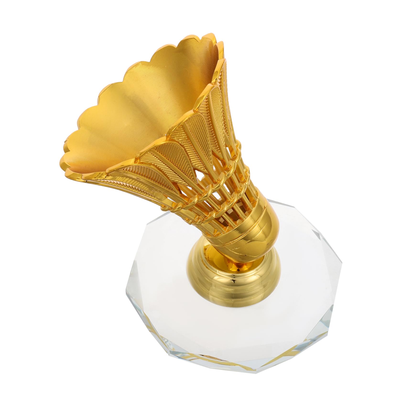 GLEAVI Dekorative Badminton Statue Für Das Armaturenbrett Im Auto Elegante Goldene Federball Skulptur Für Badminton Enthusiasten Auto Innenausstattung von GLEAVI