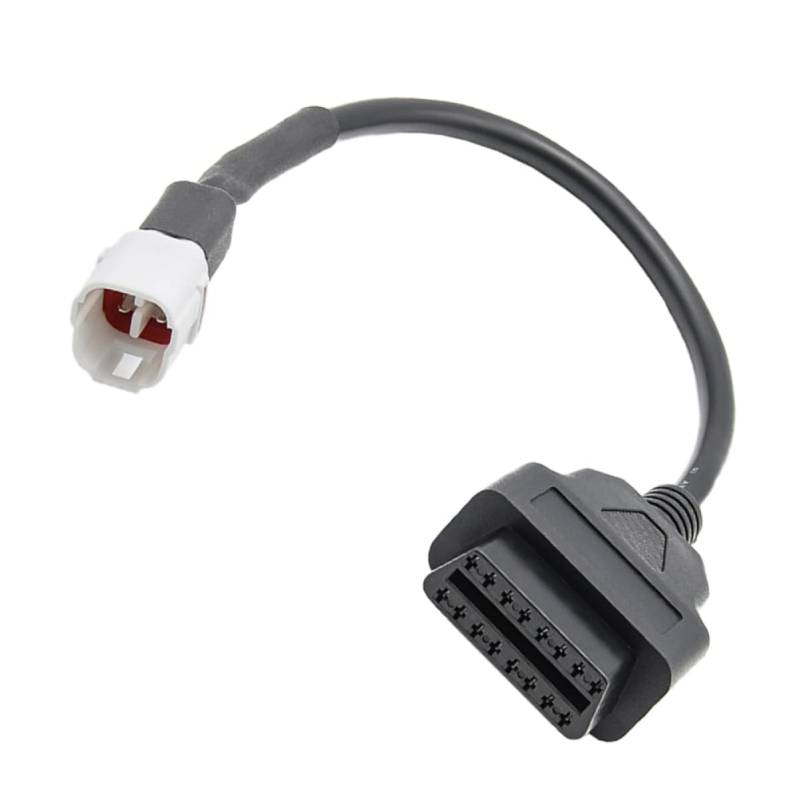 GLEAVI Diagnoseadapterkabel Für Motorräder 4 Pin Zu 16 Pin Robustes Kabel Für Motorfehlerdiagnose OBD2 Adapterkabel Für Präzise Diagnose Und Wartung Von Motorrädern von GLEAVI