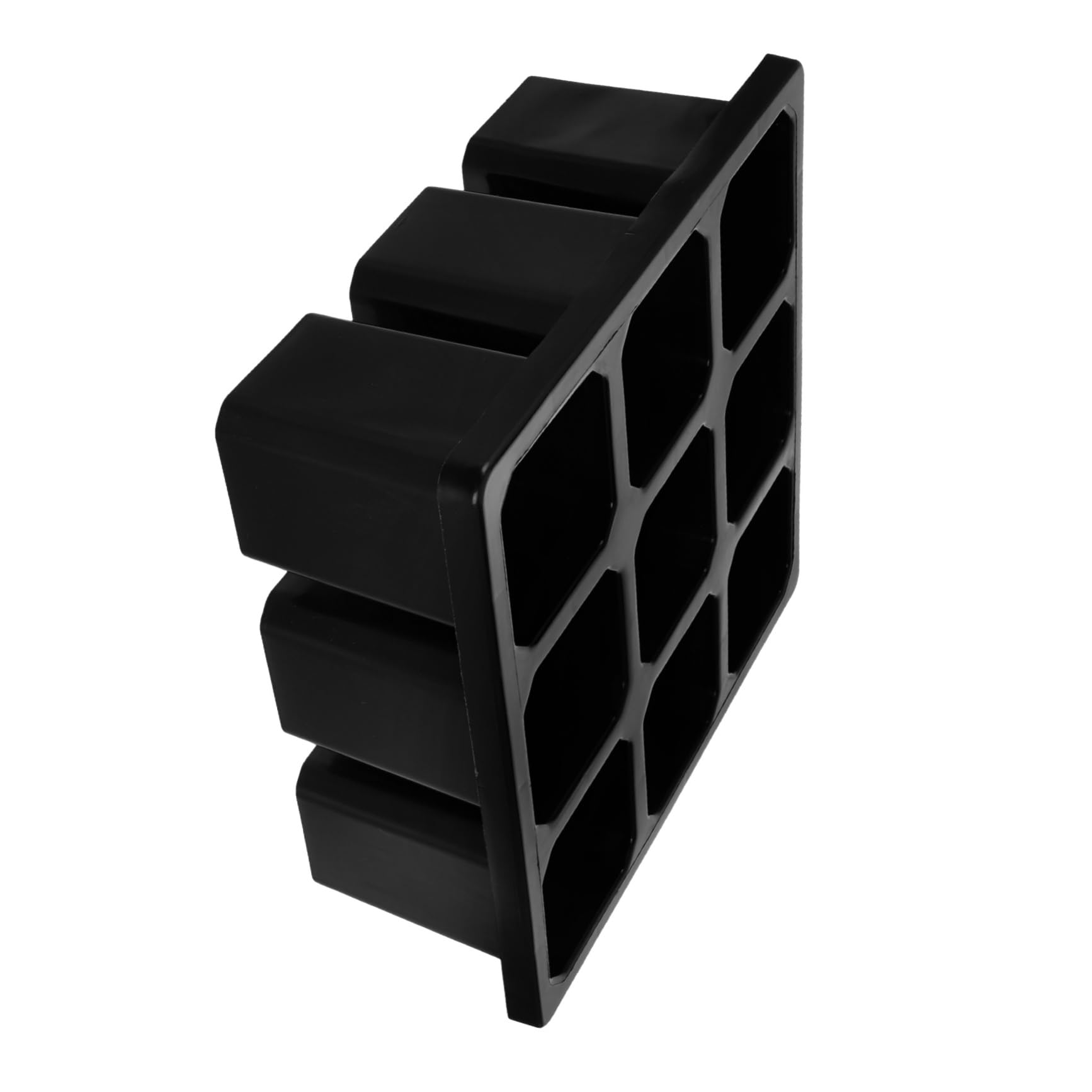 GLEAVI Kasten Für Autohandtücher Hardware-fach-organizer Auto-organizer Autofach-organizer Raster-werkzeug-organizer Kofferraum Organizer Für Auto Klein Plastik Black von GLEAVI