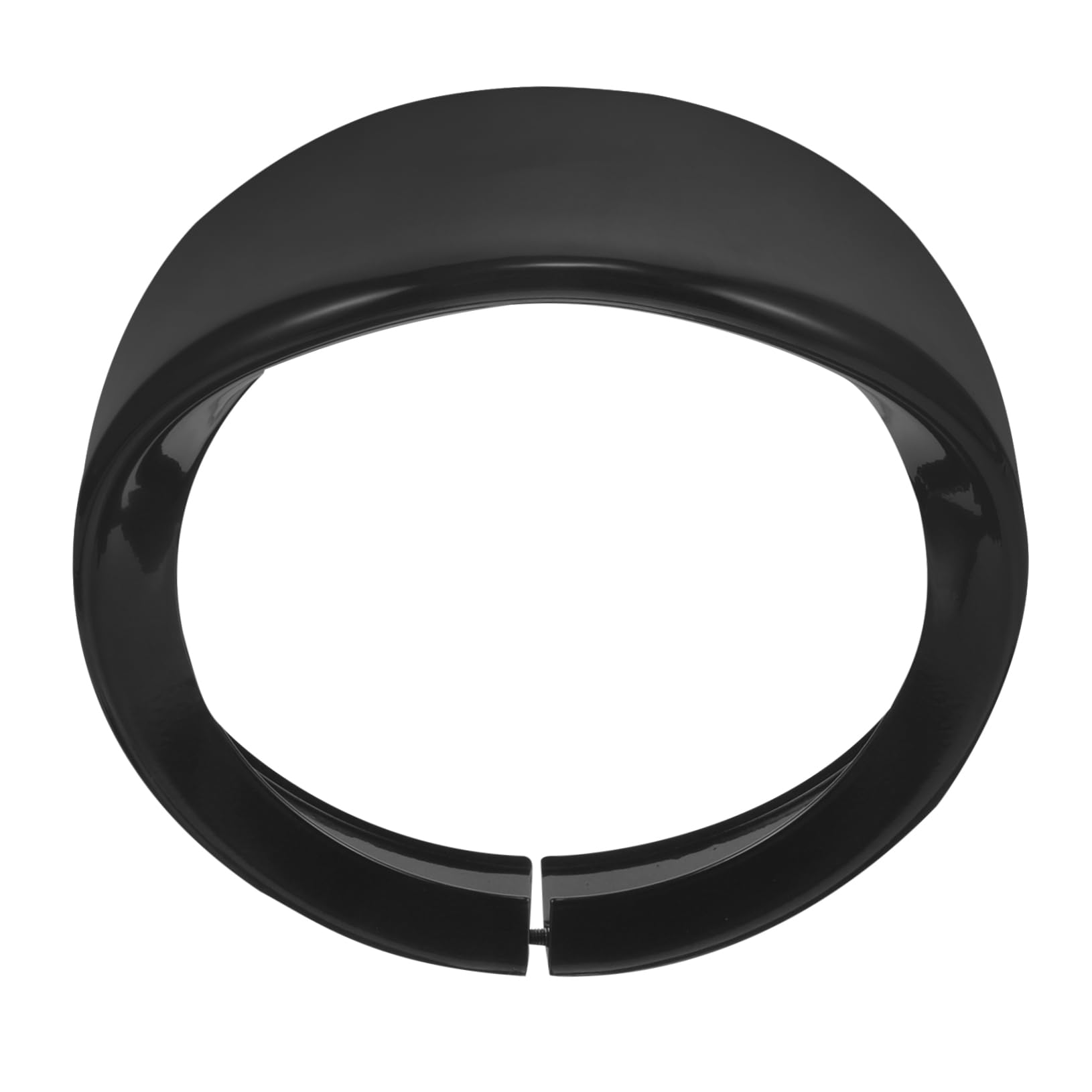 GLEAVI Motorcycle Headlight Ring Scheinwerfer Trim Ring Glänzende Schwarze Verkleidung Für Motorradzubehör Passgenau Für Verschiedene Motorradmodelle von GLEAVI