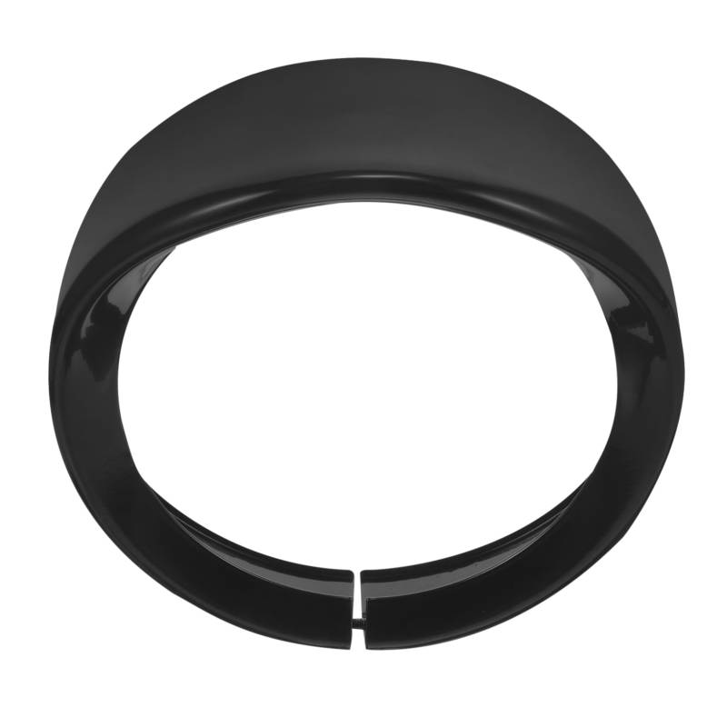 GLEAVI Motorcycle Headlight Ring Scheinwerfer Trim Ring Glänzende Schwarze Verkleidung Für Motorradzubehör Passgenau Für Verschiedene Motorradmodelle von GLEAVI