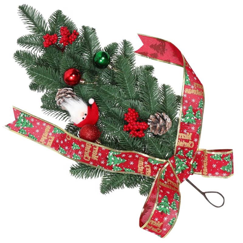 GLEAVI Weihnachtsdekoration Anhänger Weihnachtsbaumschmuck Weihnachtsbaum Hängende Verzierung Weihnachtsbaumschmuck Autodekoration Fahrzeug Weihnachtsbaumdekoration Tannenzapfen von GLEAVI