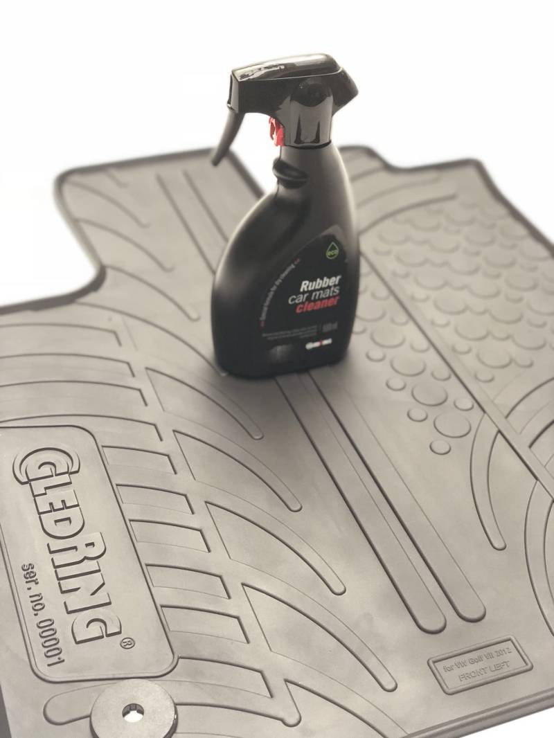 Gledring Gummi Fußmatten + Kofferraumwannen Reiniger 'Dry Cleaner' 500ml, Black von GLEDRING