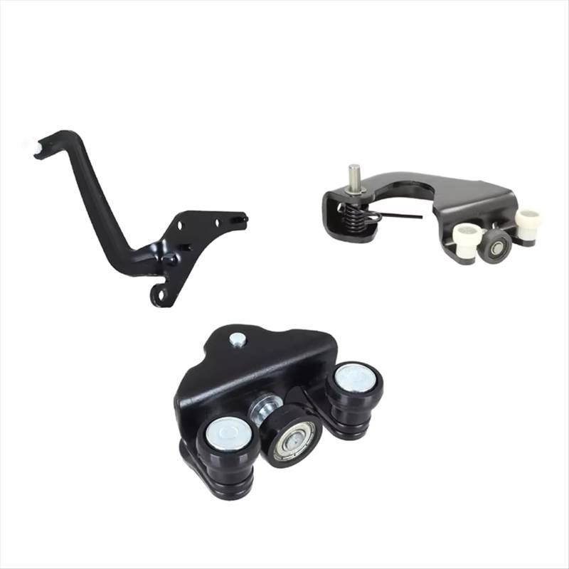 GLILAR Auto Rollenführung Schiebetür Kompatibel Mit FIAT Für Scudo II 2007–2016 OEM: 1498205080 1498209080 1498207080 Rechte Seite des Autos, Schiebetür Oben, Mitte Unten, Rollenführung von GLILAR