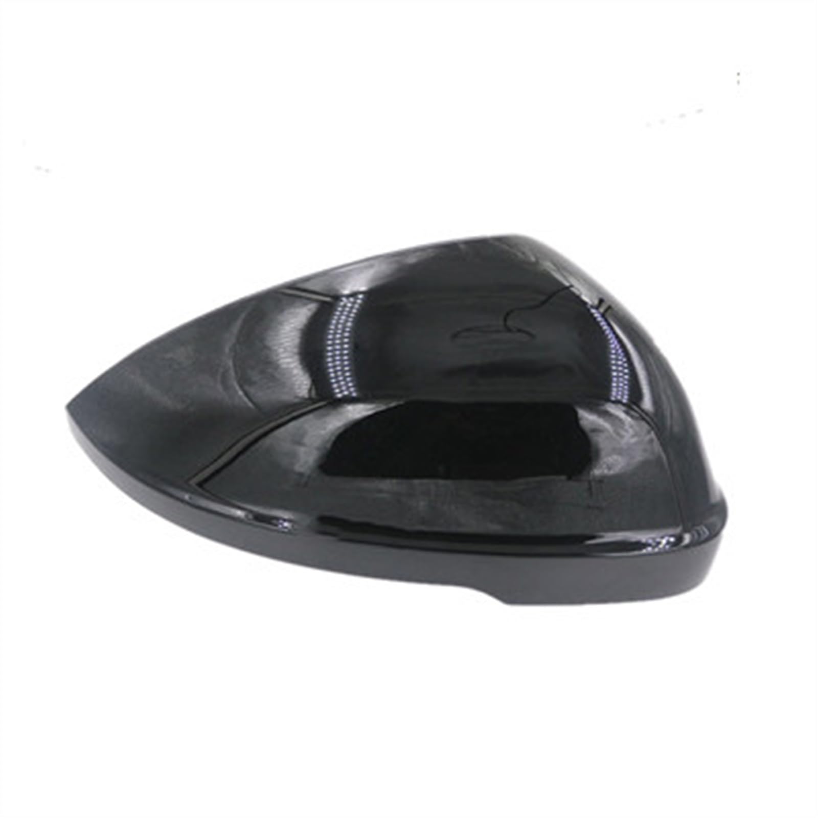 GLILAR Auto Spiegelabdeckungen Kompatibel Mit VW Für J&etta Für Passat Für Bora 2019 Außentür Rückspiegel Schutzkappe Tür Flügelspiegel Abdeckkappen 19G857538(Black,Right) von GLILAR
