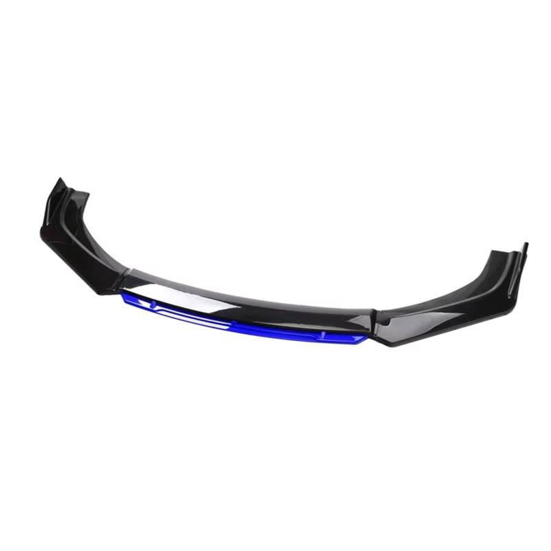 GLILAR Heckflügel Auto Universal Front Schaufel Glanz Auto Vordere Stoßstange Lip Body Kit Vorne Unter Lippen Diffusor Spoiler Auto Außen Modifikation Zubehör(Blue) von GLILAR