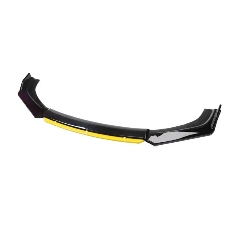 GLILAR Heckflügel Auto Universal Front Schaufel Glanz Auto Vordere Stoßstange Lip Body Kit Vorne Unter Lippen Diffusor Spoiler Auto Außen Modifikation Zubehör(Yellow) von GLILAR