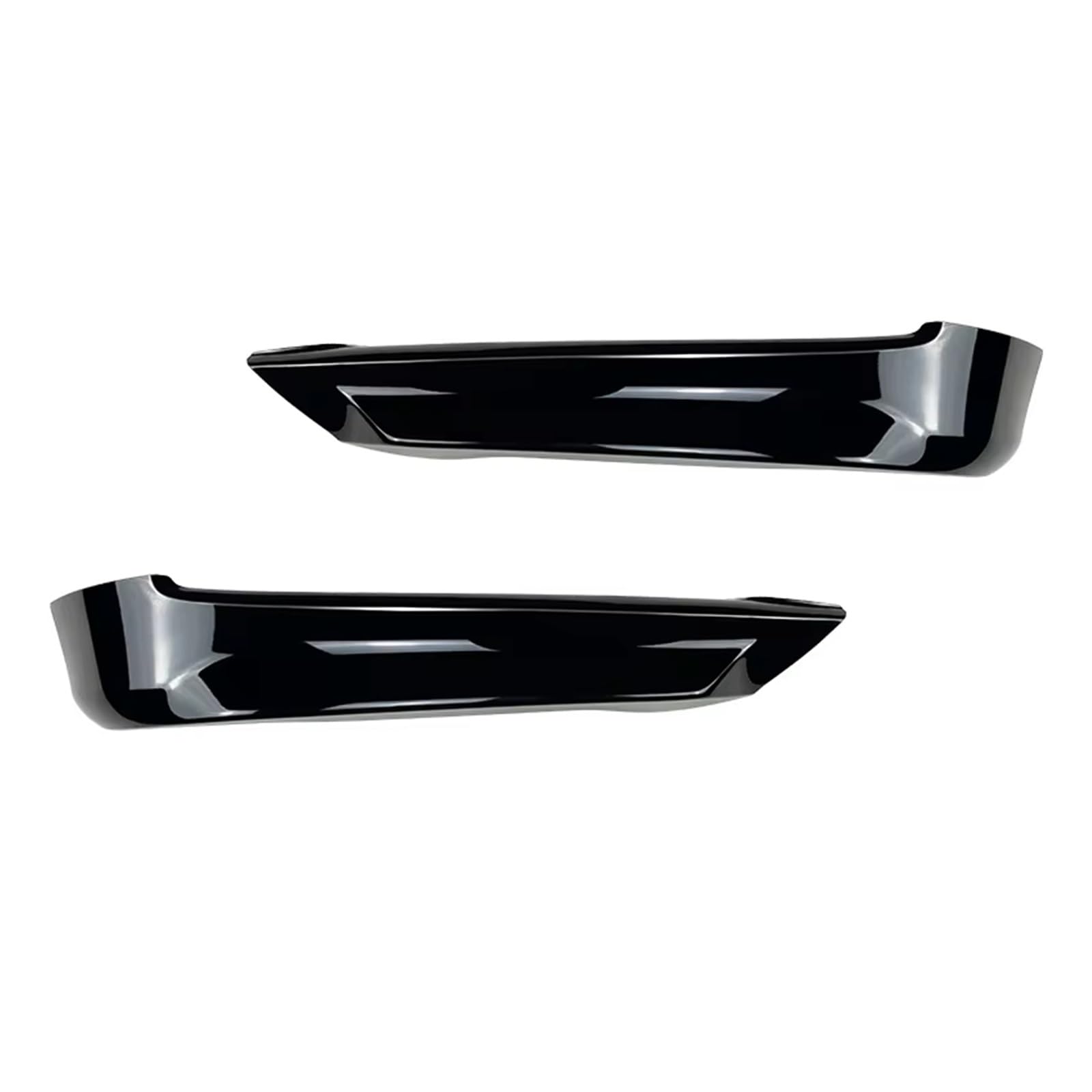 GLILAR Heckflügel Kompatibel Mit Für E90 E91 320i 330i 2005 2006 2007 2008 Auto-Frontstoßstange Seitensplitter-Abdeckung Lippe Air Vent Spoiler Styling Dekoration(Glossy Black) von GLILAR