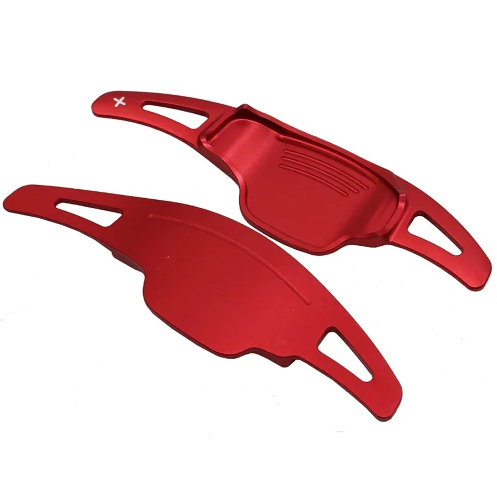 GLILAR Kompatibel Mit Chevrolet Für Camaro 2012 2013 2014 2015, Aluminiumlegierung, Auto-Rad-Schaltwippe, Verlängerung, 2 Stück, Auto-Dekorationszubehör(Red) von GLILAR