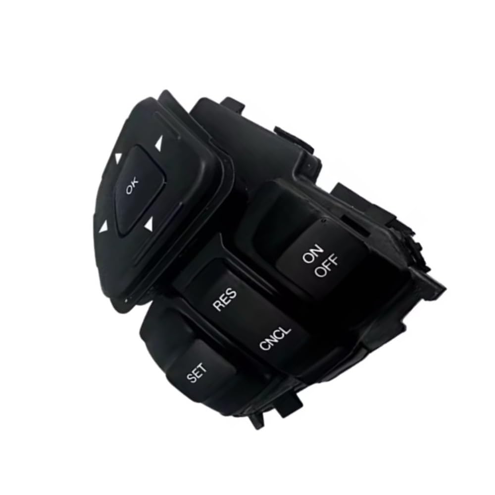 GLILAR Kompatibel Mit Ford Für Flex 2013–2019 Auto Multifunktions-Lenkrad Geschwindigkeit Tempomat Schalter Knopf Radio Schalter Knopf BT4T-9E740-AFW Autoteile(Left) von GLILAR