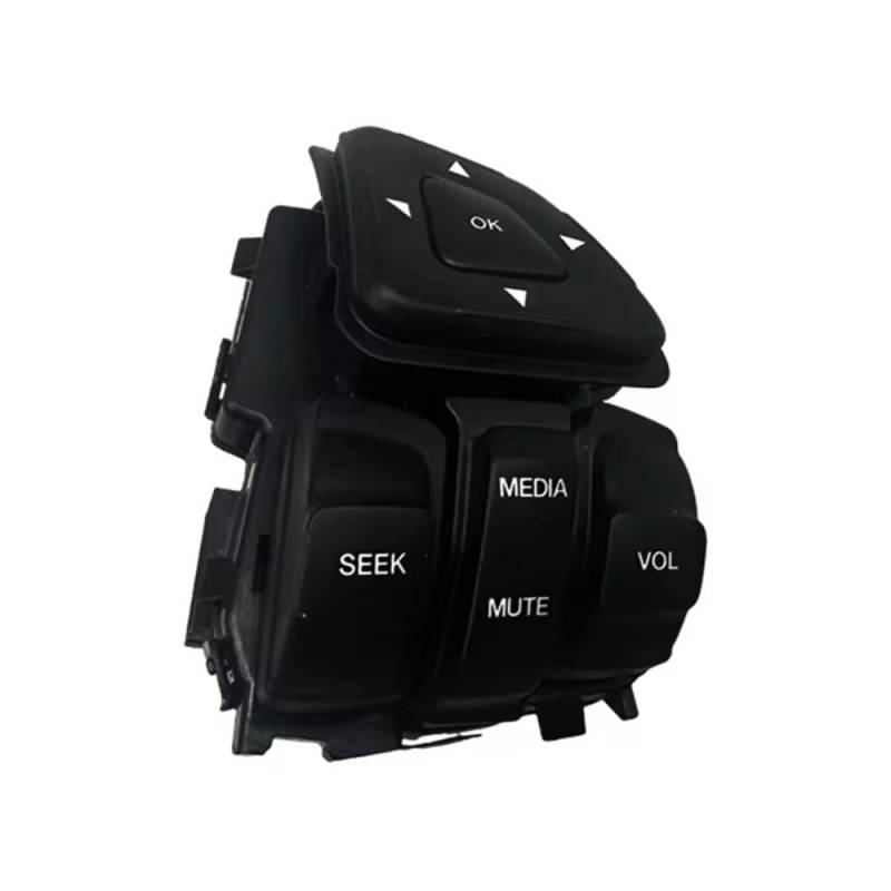 GLILAR Kompatibel Mit Ford Für Flex 2013–2019 Auto Multifunktions-Lenkrad Geschwindigkeit Tempomat Schalter Knopf Radio Schalter Knopf BT4T-9E740-AFW Autoteile(Right) von GLILAR