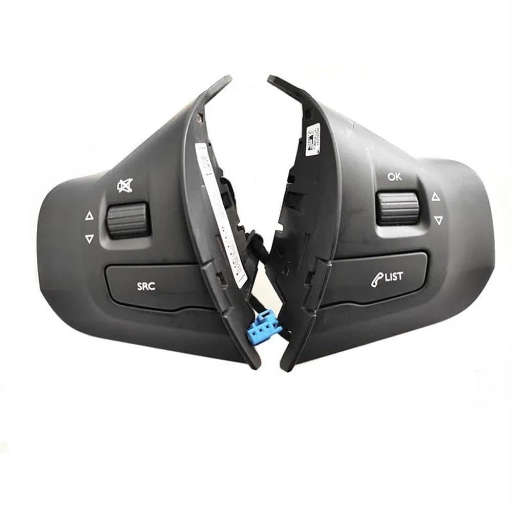 GLILAR Kompatibel Mit Peugeot Für 308S 2008 Für 308 Auto-Lenkrad Multimedia Tempomat Schalter Tasten Audio Lautstärke Schalter Taste 98084115ZD Autoteile von GLILAR