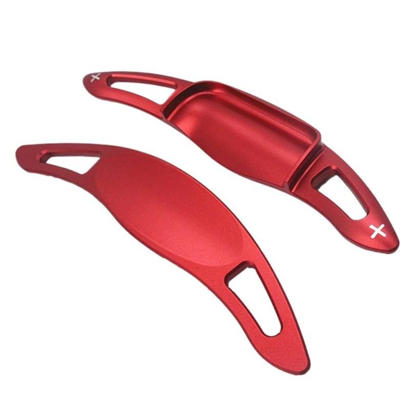 GLILAR Kompatibel Mit Toyota Für Camry 2018 2019 Für Rav4 2019 Styling Shift Shifter Paddle Lenkrad Modifizierte Paddelabdeckung Schaltknauf(Red) von GLILAR