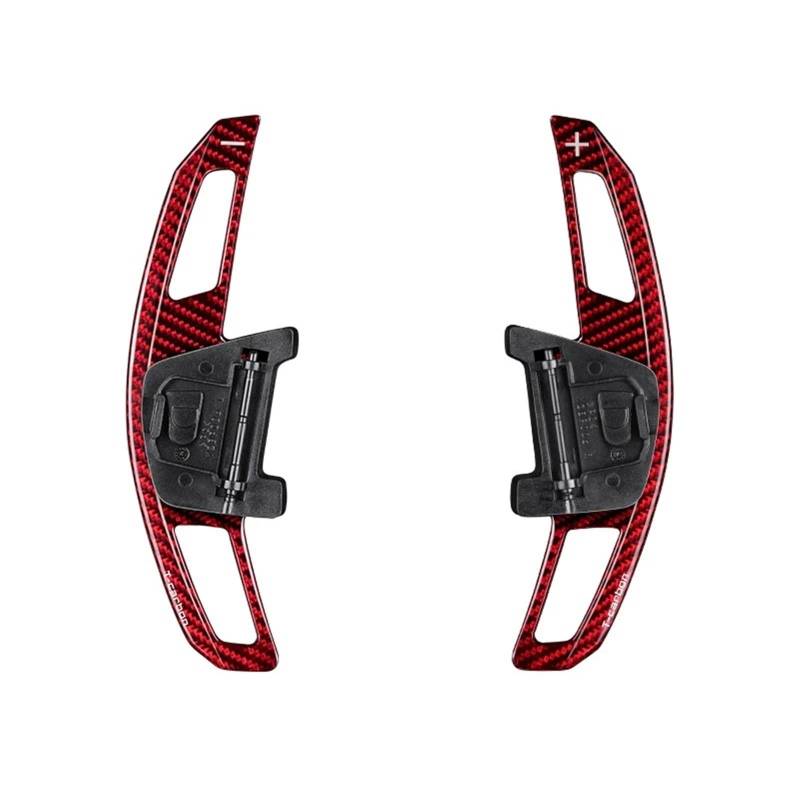 GLILAR Kompatibel Mit VW Für Golf 7 MK7 Schaltwippen Auto-Lenkrad-Schaltwippen-Schaltwippen-Schaltwippen Auto-Schaltwippen Schaltlenkrad(Red) von GLILAR