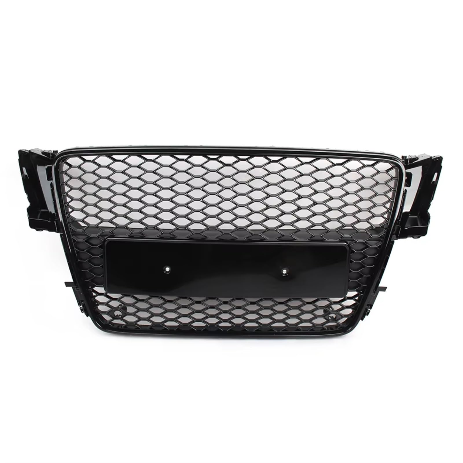 GLILAR Kühlergrille Kompatibel Mit A5 B8 S5 8T 2008 2009 2010 2011 2012 Auto Frontstoßstangengrill RS5 Style Grill Waben Sport Mesh Grill Hex Grill Frontgrill von GLILAR