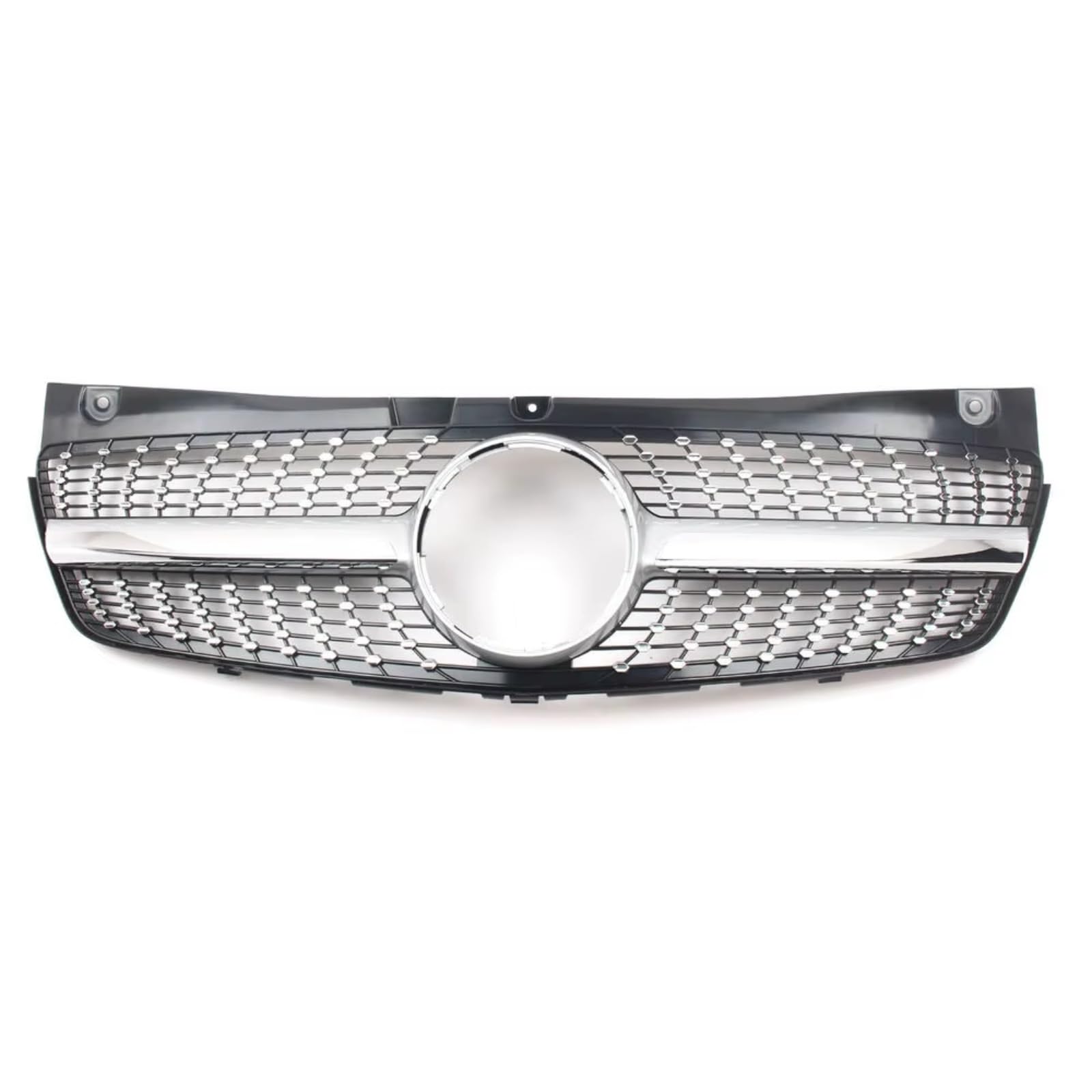 GLILAR Kühlergrille Kompatibel Mit Benz, Für Viano, Für W639 V-Klasse 2011 2012 2013 2014, Auto-Renngrills, Vorderer Oberer Stoßstangengrill, Automatische Ansaughaube, Netzgitter-Grill von GLILAR