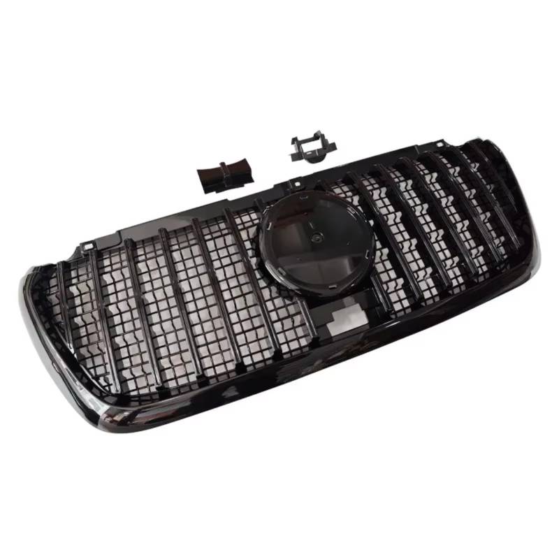 GLILAR Kühlergrille Kompatibel Mit Benz Für Sprinter Für W907 2018 2019 2020 2021 2022 2023, Auto-Frontstoßstangengrill, Haube, Kühlergitter, Renngrill(Black) von GLILAR