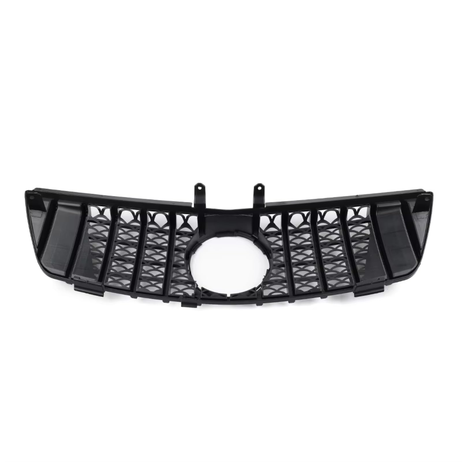 GLILAR Kühlergrille Kompatibel Mit Benz Für W164 ML320 ML350 ML550 ML-Klasse 2005 2006 2007 2008 Auto-Frontstoßstangengrill Kühlerhaubengrill Autozubehör(Black) von GLILAR