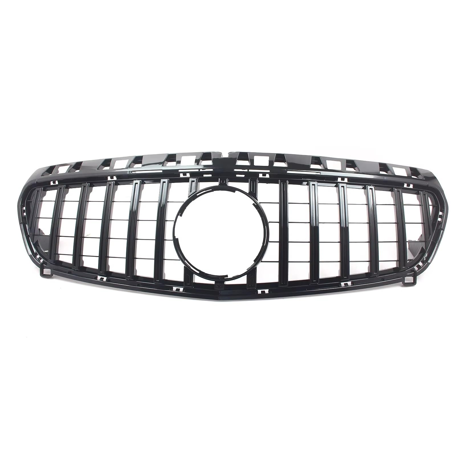 GLILAR Kühlergrille Kompatibel Mit Benz Für W176 A180 A200 A250 A-Klasse 2013 2014 2015, Auto-Diamant-Stil-Grill, Frontstoßstange, Kühlergrill, Kühlergrill(Black,B) von GLILAR