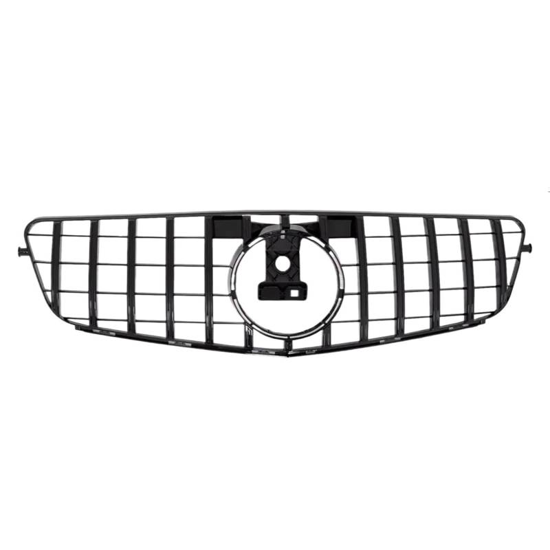 GLILAR Kühlergrille Kompatibel Mit Benz Für W204 C180 C250 C350 2008–2014 C-Klasse, Auto-Frontstoßstangengrill, Kühlergrill, Renngrills, Frontstoßstangen-Haubengrill(GTR Black) von GLILAR