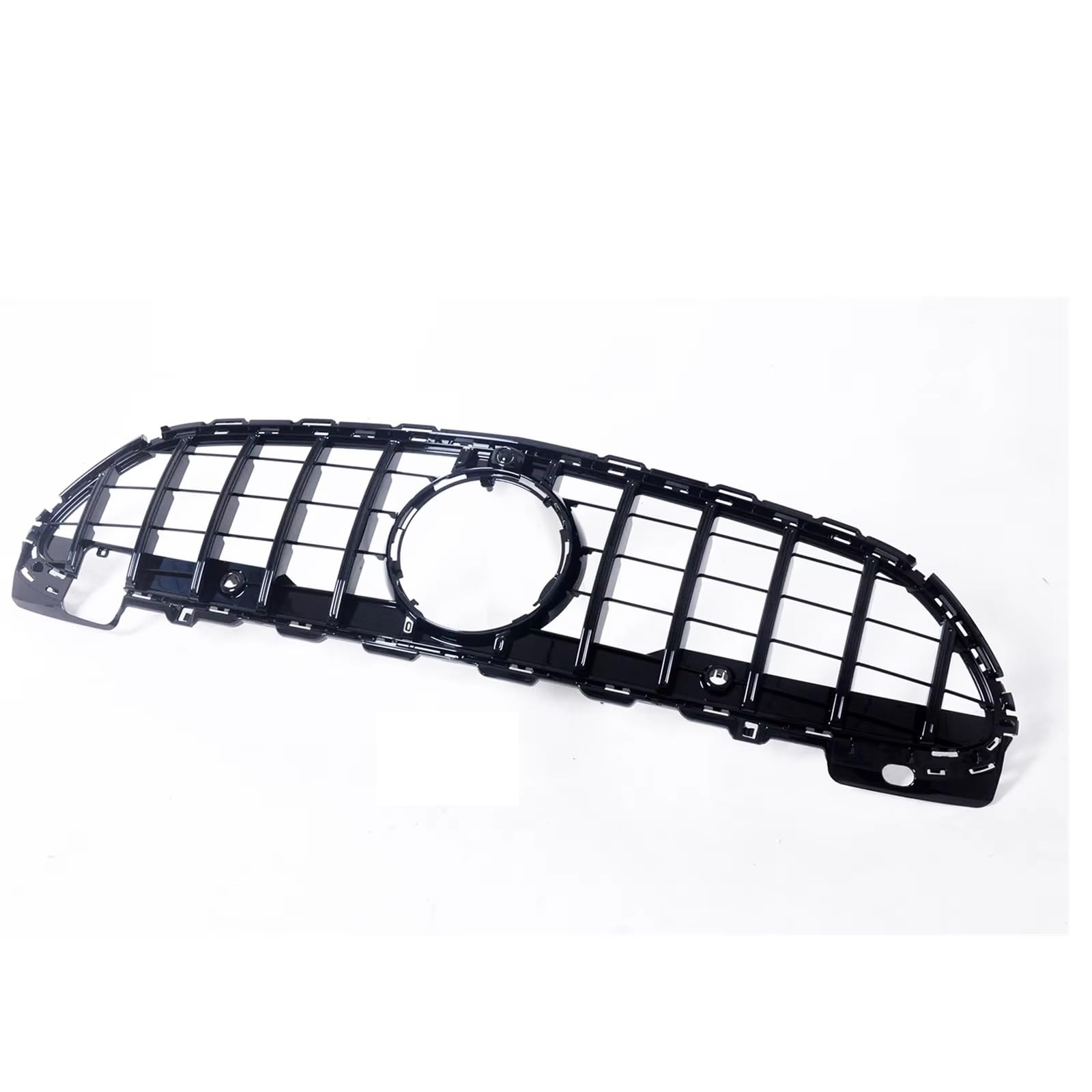 GLILAR Kühlergrille Kompatibel Mit Benz Für W206 C-Klasse 2021 2022 2023 Für C180 C200 C300 C43 Für AMG Auto-Frontgrill Obere Stoßstangenhaube Mesh-Grill-Zubehör(Black) von GLILAR