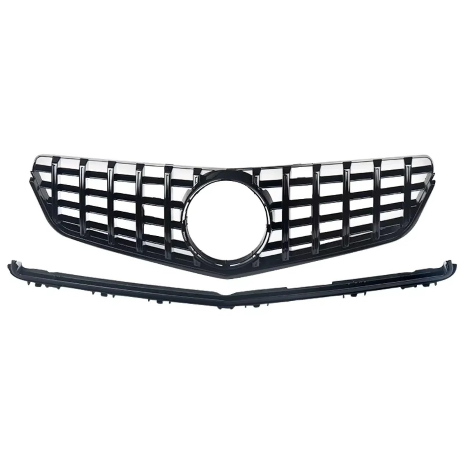 GLILAR Kühlergrille Kompatibel Mit Benz Für W207 C207 E350 E550 E-Klasse 2009 2010 2011 2012 2013 Coupe Auto Vorne Oben Stoßstange Grillgitter Frontgrill Autoteile von GLILAR