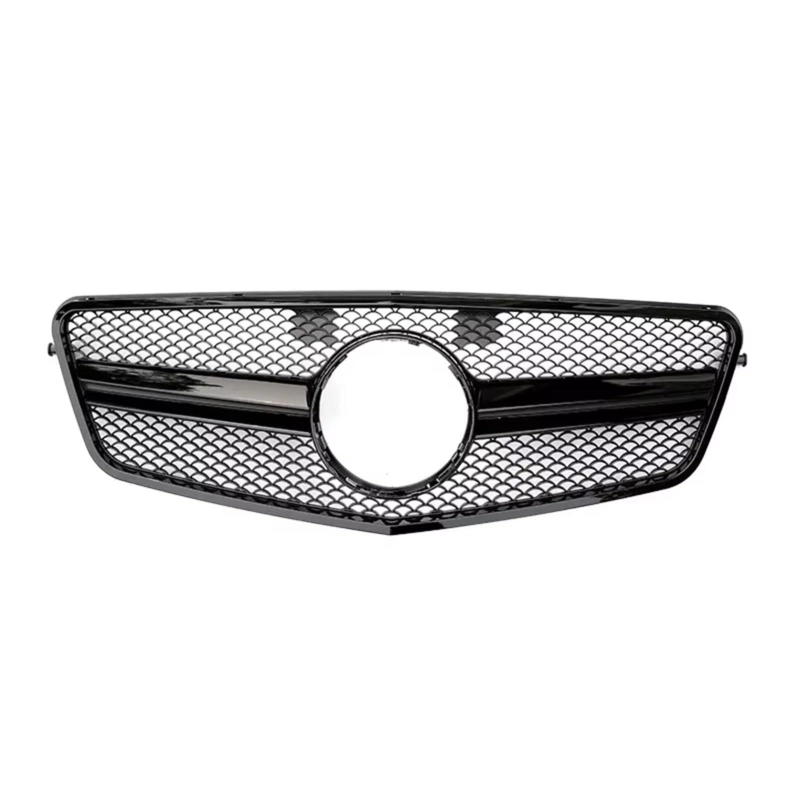 GLILAR Kühlergrille Kompatibel Mit Benz Für W212 E-Klasse 2009 2010 2011 2012 2013 2014 2015. Auto-Front-Racing-Grill, Stoßstangen-Mittelgitter-Grill, Autozubehörteile(Black,AMG 08-13) von GLILAR