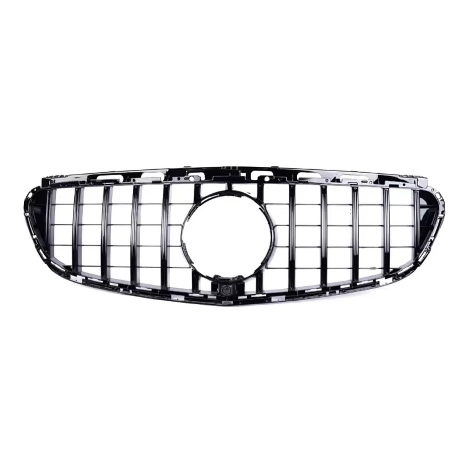 GLILAR Kühlergrille Kompatibel Mit Benz Für W212 E-Klasse 2009 2010 2011 2012 2013 2014 2015. Auto-Front-Racing-Grill, Stoßstangen-Mittelgitter-Grill, Autozubehörteile(Black,Gt 14-15) von GLILAR