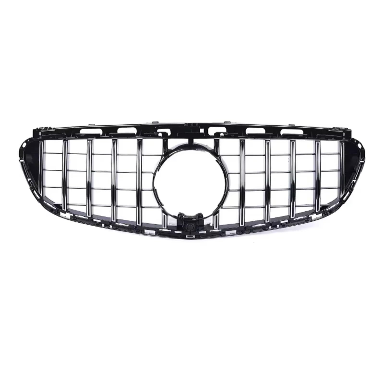 GLILAR Kühlergrille Kompatibel Mit Benz Für W212 E-Klasse 2009 2010 2011 2012 2013 2014 2015. Auto-Front-Racing-Grill, Stoßstangen-Mittelgitter-Grill, Autozubehörteile(Silver,Gt 14-15) von GLILAR